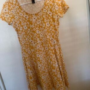 Yellow Floral Sundress